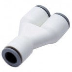 1/4″ Quick Connect Bioplastic Y-Adapters